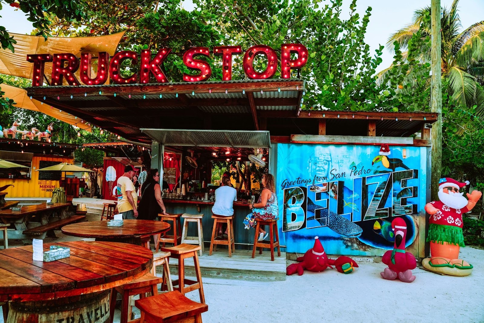 Belize truck stop