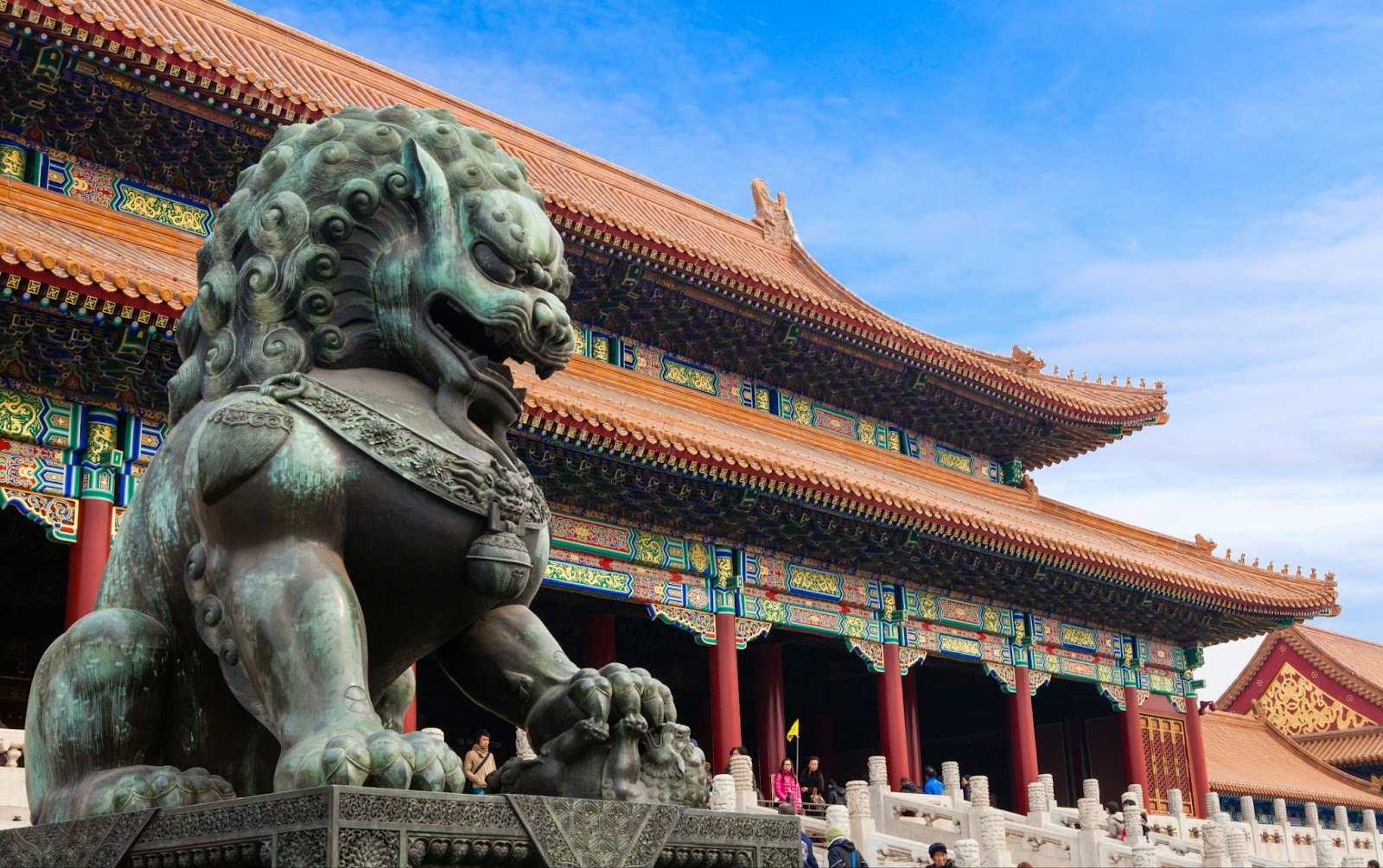 Lion statue